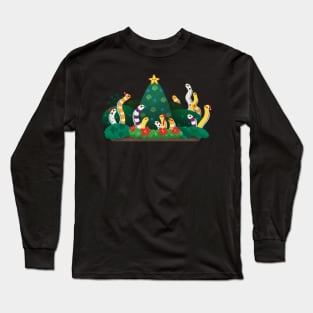 Christmas garden eel Long Sleeve T-Shirt